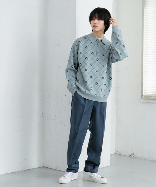 SENSE OF PLACE by URBAN RESEARCH / センスオブプレイス バイ アーバンリサーチ ニット・セーター | フラワージャガードニットポロ | 詳細11