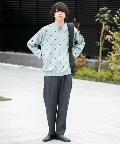 SENSE OF PLACE by URBAN RESEARCH / センスオブプレイス バイ アーバンリサーチ ニット・セーター | フラワージャガードニットポロ | 詳細14