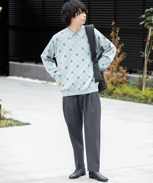 SENSE OF PLACE by URBAN RESEARCH / センスオブプレイス バイ アーバンリサーチ ニット・セーター | フラワージャガードニットポロ | 詳細15