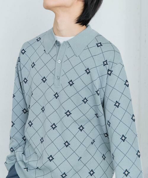 SENSE OF PLACE by URBAN RESEARCH / センスオブプレイス バイ アーバンリサーチ ニット・セーター | フラワージャガードニットポロ | 詳細6