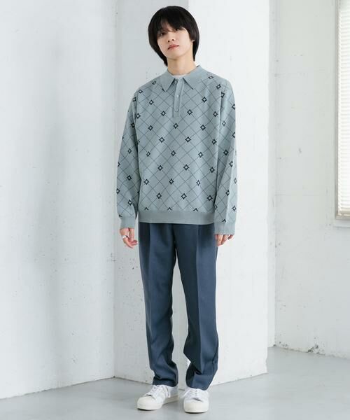 SENSE OF PLACE by URBAN RESEARCH / センスオブプレイス バイ アーバンリサーチ ニット・セーター | フラワージャガードニットポロ | 詳細9