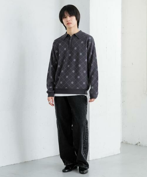 SENSE OF PLACE by URBAN RESEARCH / センスオブプレイス バイ アーバンリサーチ ニット・セーター | フラワージャガードニットポロ | 詳細29