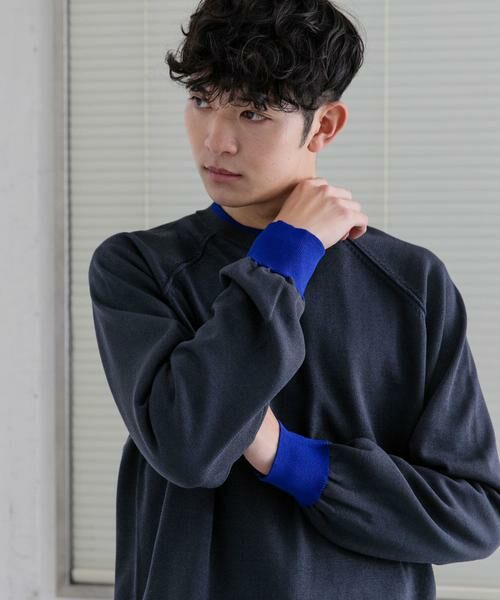 SENSE OF PLACE by URBAN RESEARCH / センスオブプレイス バイ アーバンリサーチ ニット・セーター | 『ユニセックス』『洗濯可』リブハイショクラインセーター | 詳細1