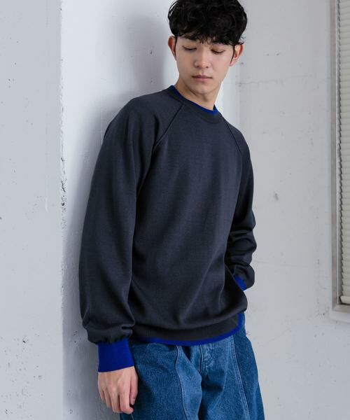 SENSE OF PLACE by URBAN RESEARCH / センスオブプレイス バイ アーバンリサーチ ニット・セーター | 『ユニセックス』『洗濯可』リブハイショクラインセーター | 詳細4