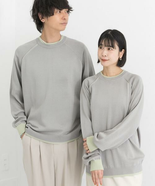 SENSE OF PLACE by URBAN RESEARCH / センスオブプレイス バイ アーバンリサーチ ニット・セーター | 『ユニセックス』『洗濯可』リブハイショクラインセーター | 詳細10