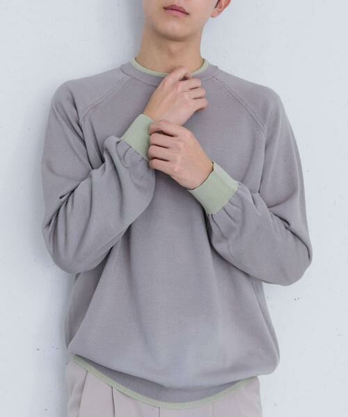 SENSE OF PLACE by URBAN RESEARCH / センスオブプレイス バイ アーバンリサーチ ニット・セーター | 『ユニセックス』『洗濯可』リブハイショクラインセーター | 詳細20