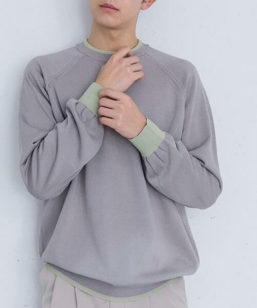 SENSE OF PLACE by URBAN RESEARCH / センスオブプレイス バイ アーバンリサーチ ニット・セーター | 『ユニセックス』『洗濯可』リブハイショクラインセーター | 詳細21