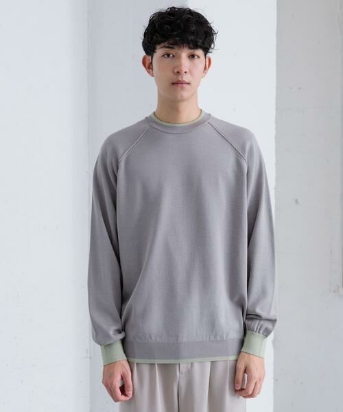 SENSE OF PLACE by URBAN RESEARCH / センスオブプレイス バイ アーバンリサーチ ニット・セーター | 『ユニセックス』『洗濯可』リブハイショクラインセーター | 詳細28