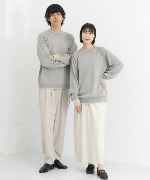 SENSE OF PLACE by URBAN RESEARCH / センスオブプレイス バイ アーバンリサーチ ニット・セーター | 『ユニセックス』『洗濯可』リブハイショクラインセーター | 詳細11
