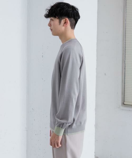 SENSE OF PLACE by URBAN RESEARCH / センスオブプレイス バイ アーバンリサーチ ニット・セーター | 『ユニセックス』『洗濯可』リブハイショクラインセーター | 詳細29