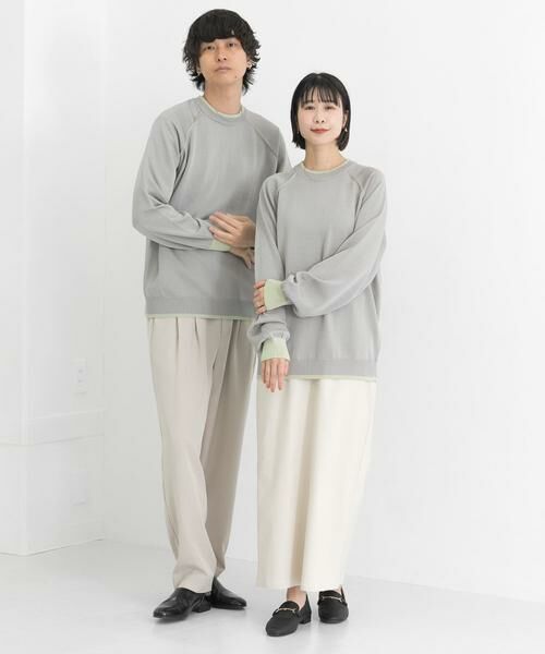 SENSE OF PLACE by URBAN RESEARCH / センスオブプレイス バイ アーバンリサーチ ニット・セーター | 『ユニセックス』『洗濯可』リブハイショクラインセーター | 詳細12