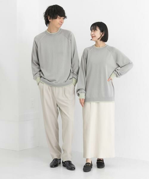 SENSE OF PLACE by URBAN RESEARCH / センスオブプレイス バイ アーバンリサーチ ニット・セーター | 『ユニセックス』『洗濯可』リブハイショクラインセーター | 詳細13