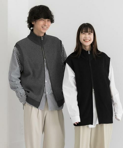 SENSE OF PLACE by URBAN RESEARCH / センスオブプレイス バイ アーバンリサーチ ベスト | 『ユニセックス』ドライバーズニットベスト | 詳細26