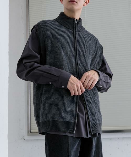 SENSE OF PLACE by URBAN RESEARCH / センスオブプレイス バイ アーバンリサーチ ベスト | 『ユニセックス』ドライバーズニットベスト | 詳細19