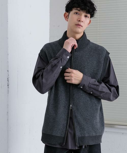 SENSE OF PLACE by URBAN RESEARCH / センスオブプレイス バイ アーバンリサーチ ベスト | 『ユニセックス』ドライバーズニットベスト | 詳細20