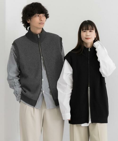 SENSE OF PLACE by URBAN RESEARCH / センスオブプレイス バイ アーバンリサーチ ベスト | 『ユニセックス』ドライバーズニットベスト | 詳細23