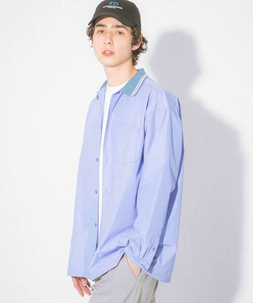 SENSE OF PLACE by URBAN RESEARCH / センスオブプレイス バイ アーバンリサーチ シャツ・ブラウス | リブラインレギュラーカラーシャツ | 詳細10