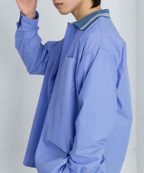 SENSE OF PLACE by URBAN RESEARCH / センスオブプレイス バイ アーバンリサーチ シャツ・ブラウス | リブラインレギュラーカラーシャツ | 詳細13