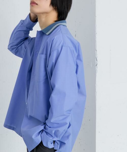 SENSE OF PLACE by URBAN RESEARCH / センスオブプレイス バイ アーバンリサーチ シャツ・ブラウス | リブラインレギュラーカラーシャツ | 詳細14