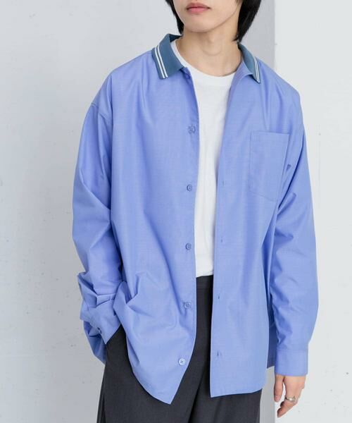 SENSE OF PLACE by URBAN RESEARCH / センスオブプレイス バイ アーバンリサーチ シャツ・ブラウス | リブラインレギュラーカラーシャツ | 詳細15