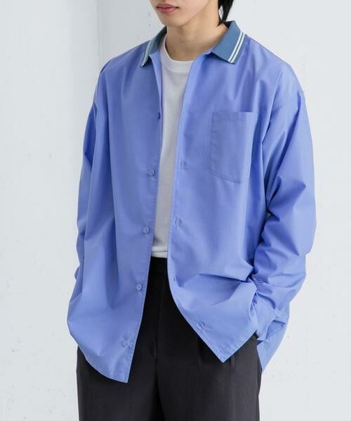 SENSE OF PLACE by URBAN RESEARCH / センスオブプレイス バイ アーバンリサーチ シャツ・ブラウス | リブラインレギュラーカラーシャツ | 詳細16