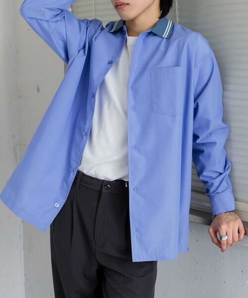 SENSE OF PLACE by URBAN RESEARCH / センスオブプレイス バイ アーバンリサーチ シャツ・ブラウス | リブラインレギュラーカラーシャツ | 詳細17