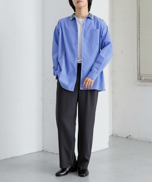 SENSE OF PLACE by URBAN RESEARCH / センスオブプレイス バイ アーバンリサーチ シャツ・ブラウス | リブラインレギュラーカラーシャツ | 詳細18