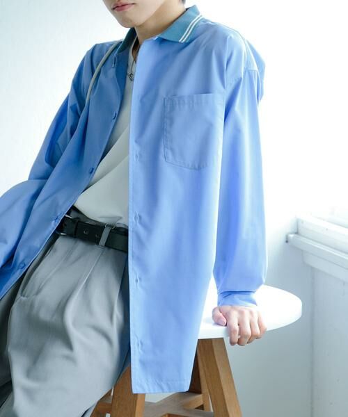 SENSE OF PLACE by URBAN RESEARCH / センスオブプレイス バイ アーバンリサーチ シャツ・ブラウス | リブラインレギュラーカラーシャツ | 詳細6