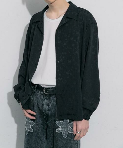 SENSE OF PLACE by URBAN RESEARCH / センスオブプレイス バイ アーバンリサーチ シャツ・ブラウス | フラワージャガードオープンカラーシャツ | 詳細11