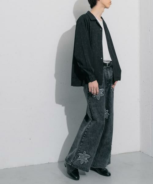 SENSE OF PLACE by URBAN RESEARCH / センスオブプレイス バイ アーバンリサーチ シャツ・ブラウス | フラワージャガードオープンカラーシャツ | 詳細14