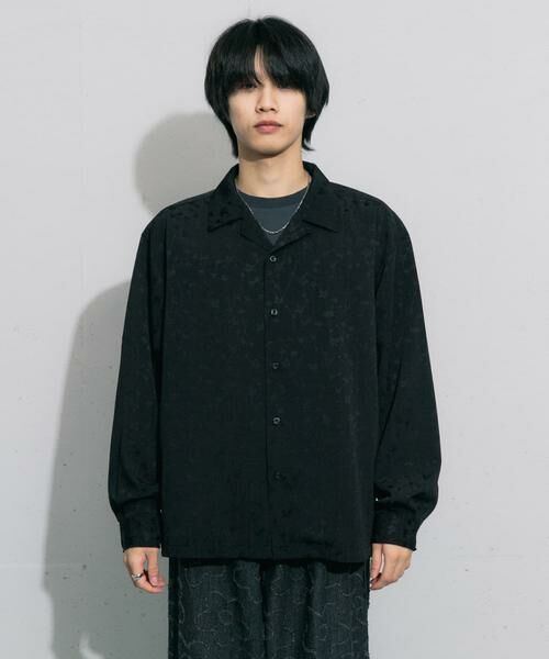 SENSE OF PLACE by URBAN RESEARCH / センスオブプレイス バイ アーバンリサーチ シャツ・ブラウス | フラワージャガードオープンカラーシャツ | 詳細15