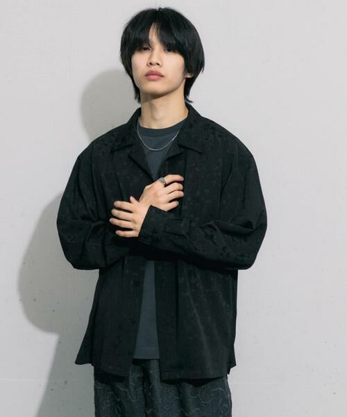 SENSE OF PLACE by URBAN RESEARCH / センスオブプレイス バイ アーバンリサーチ シャツ・ブラウス | フラワージャガードオープンカラーシャツ | 詳細2