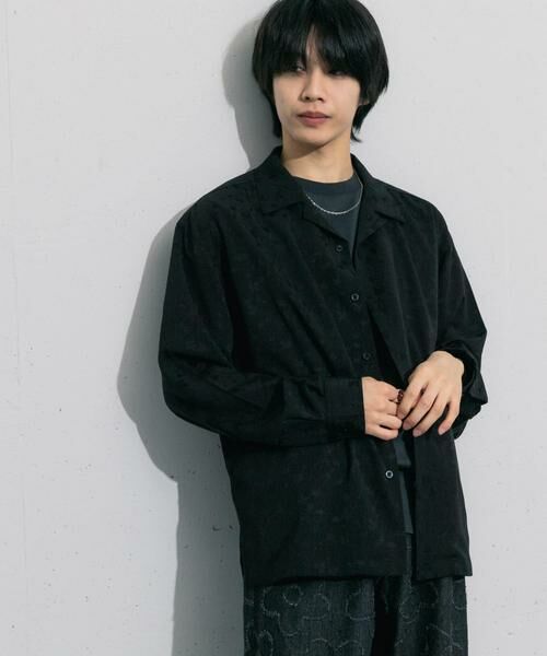 SENSE OF PLACE by URBAN RESEARCH / センスオブプレイス バイ アーバンリサーチ シャツ・ブラウス | フラワージャガードオープンカラーシャツ | 詳細4