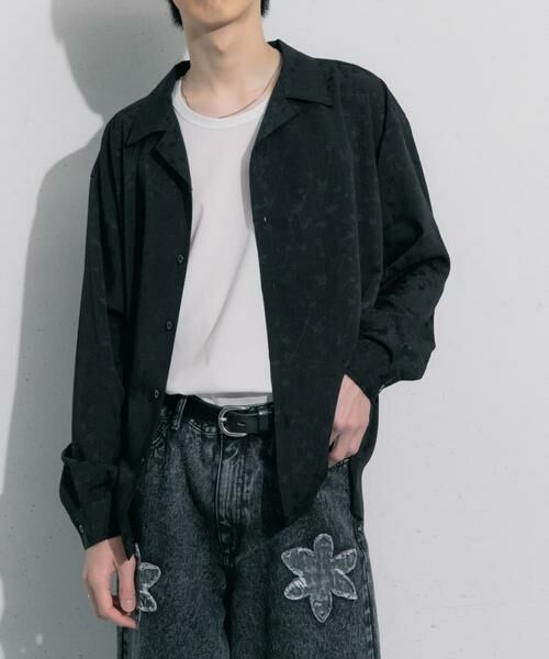 SENSE OF PLACE by URBAN RESEARCH / センスオブプレイス バイ アーバンリサーチ シャツ・ブラウス | フラワージャガードオープンカラーシャツ | 詳細9