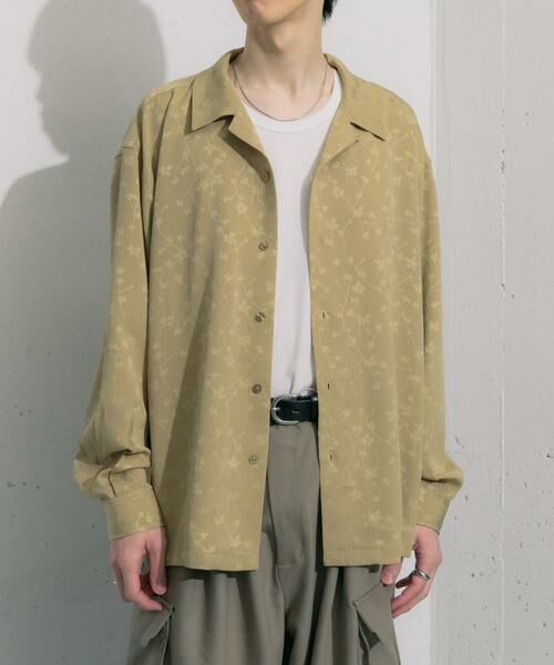 SENSE OF PLACE by URBAN RESEARCH / センスオブプレイス バイ アーバンリサーチ シャツ・ブラウス | フラワージャガードオープンカラーシャツ | 詳細21