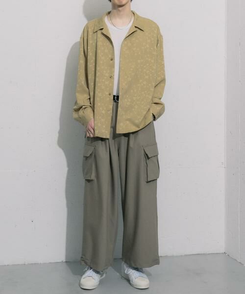 SENSE OF PLACE by URBAN RESEARCH / センスオブプレイス バイ アーバンリサーチ シャツ・ブラウス | フラワージャガードオープンカラーシャツ | 詳細23