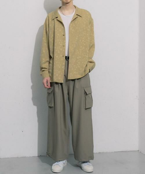 SENSE OF PLACE by URBAN RESEARCH / センスオブプレイス バイ アーバンリサーチ シャツ・ブラウス | フラワージャガードオープンカラーシャツ | 詳細24