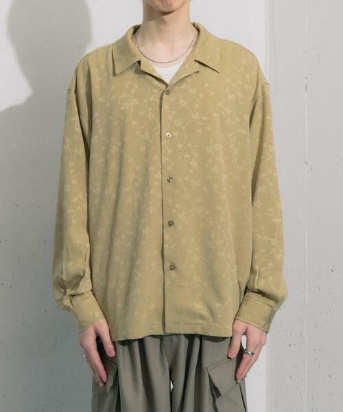 SENSE OF PLACE by URBAN RESEARCH / センスオブプレイス バイ アーバンリサーチ シャツ・ブラウス | フラワージャガードオープンカラーシャツ | 詳細25