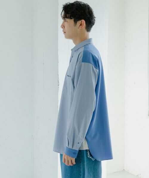 SENSE OF PLACE by URBAN RESEARCH / センスオブプレイス バイ アーバンリサーチ シャツ・ブラウス | ストライプブロックドシャツ | 詳細15