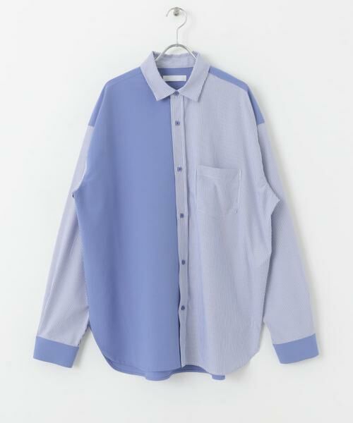 SENSE OF PLACE by URBAN RESEARCH / センスオブプレイス バイ アーバンリサーチ シャツ・ブラウス | ストライプブロックドシャツ | 詳細17