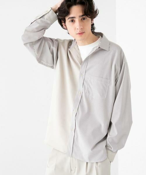 SENSE OF PLACE by URBAN RESEARCH / センスオブプレイス バイ アーバンリサーチ シャツ・ブラウス | ストライプブロックドシャツ | 詳細22