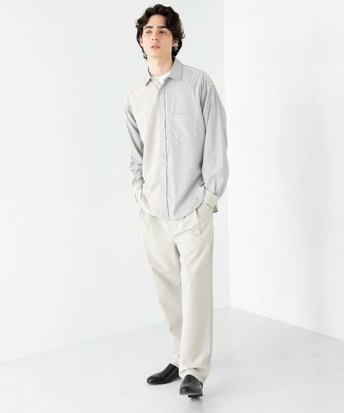 SENSE OF PLACE by URBAN RESEARCH / センスオブプレイス バイ アーバンリサーチ シャツ・ブラウス | ストライプブロックドシャツ | 詳細26