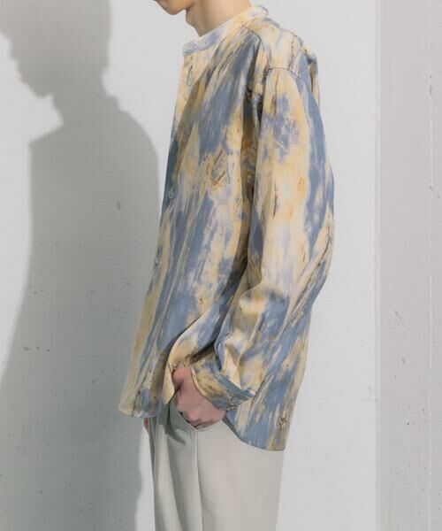 SENSE OF PLACE by URBAN RESEARCH / センスオブプレイス バイ アーバンリサーチ シャツ・ブラウス | マーブルプリントバンドカラーシャツ | 詳細13