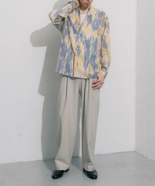 SENSE OF PLACE by URBAN RESEARCH / センスオブプレイス バイ アーバンリサーチ シャツ・ブラウス | マーブルプリントバンドカラーシャツ | 詳細14