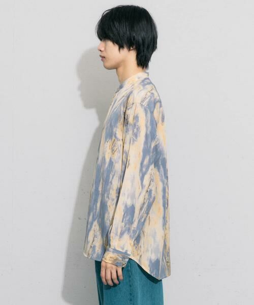 SENSE OF PLACE by URBAN RESEARCH / センスオブプレイス バイ アーバンリサーチ シャツ・ブラウス | マーブルプリントバンドカラーシャツ | 詳細18