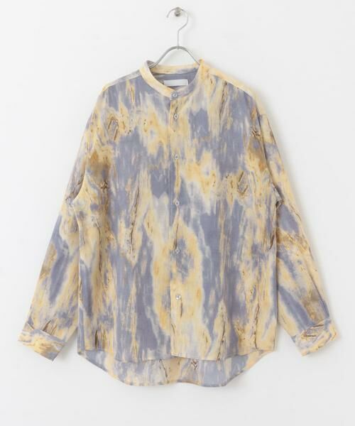 SENSE OF PLACE by URBAN RESEARCH / センスオブプレイス バイ アーバンリサーチ シャツ・ブラウス | マーブルプリントバンドカラーシャツ | 詳細20