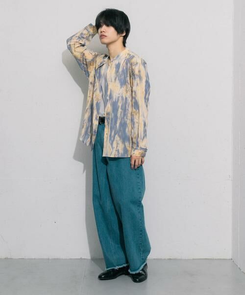 SENSE OF PLACE by URBAN RESEARCH / センスオブプレイス バイ アーバンリサーチ シャツ・ブラウス | マーブルプリントバンドカラーシャツ | 詳細7
