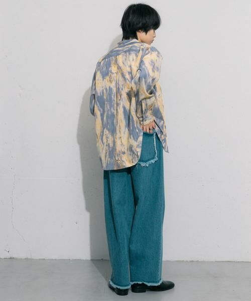 SENSE OF PLACE by URBAN RESEARCH / センスオブプレイス バイ アーバンリサーチ シャツ・ブラウス | マーブルプリントバンドカラーシャツ | 詳細9