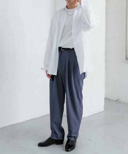 SENSE OF PLACE by URBAN RESEARCH / センスオブプレイス バイ アーバンリサーチ その他パンツ | 『イージーケア』ダブルタックテーパードパンツ | 詳細5