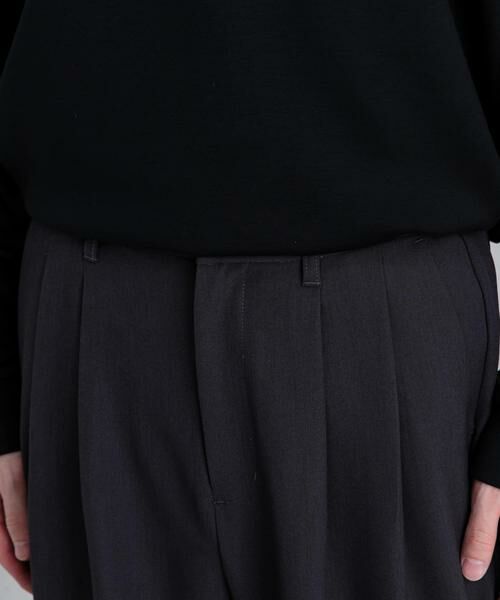 SENSE OF PLACE by URBAN RESEARCH / センスオブプレイス バイ アーバンリサーチ その他パンツ | 『イージーケア』ダブルタックテーパードパンツ | 詳細28
